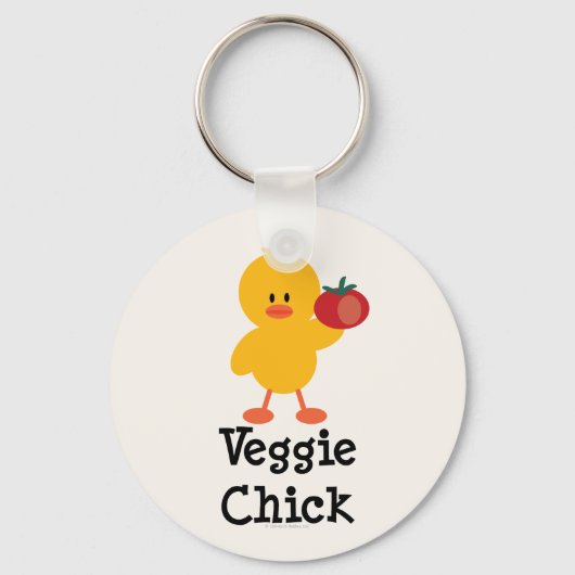 Sleutelhanger Veggie Chick (Voorkant)