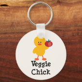 Sleutelhanger Veggie Chick (Voorkant)