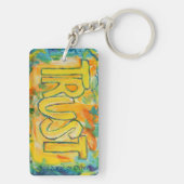 Sleutelhanger Vertrouwen Inspirerend Word - aangep (achterkant)