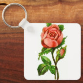 Sleutelhanger Victoriaans Roos (Voorkant)