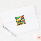 Sleutelhanger Vierkante Sticker (Envelop)