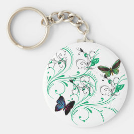 Sleutelhanger Vines & Butterflies Groene Kleuren