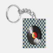 Sleutelhanger vinylrecord (Voorkant Links)