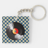 Sleutelhanger vinylrecord (Achterkant)