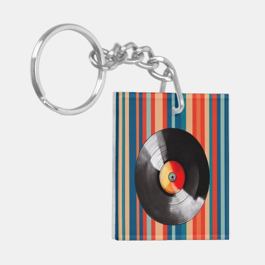 Sleutelhanger vinylrecord (Voorkant Links)