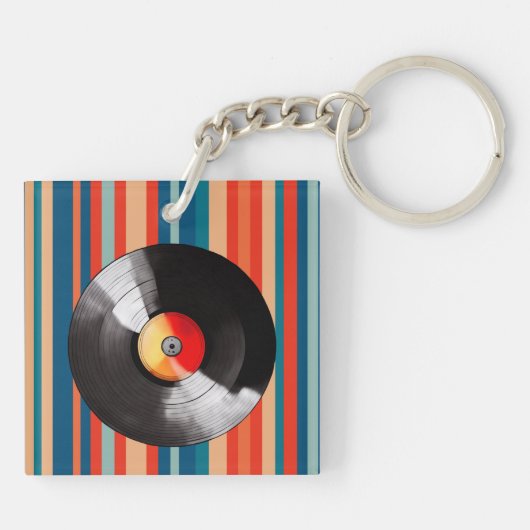 Sleutelhanger vinylrecord (Achterkant)