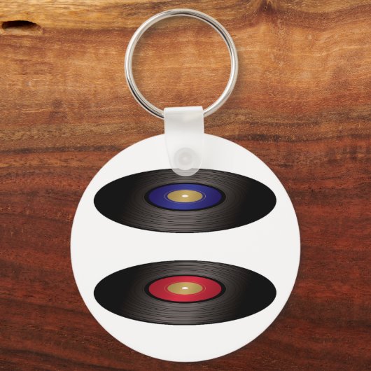 Sleutelhanger vinylrecords (Voorkant)