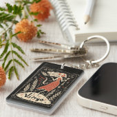 Sleutelhanger Virgo Celestial Zodiac Art (Voorkant Rechts)