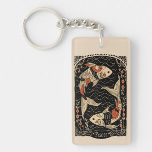 Sleutelhanger Vissen Hemelse Zodiac Art