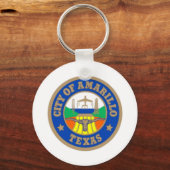 Sleutelhanger vlag Amarillo (Texas) (Voorkant)