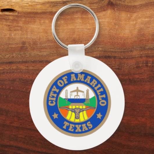 Sleutelhanger vlag Amarillo (Texas) (Voorkant)