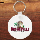 Sleutelhanger vlag Brownsville (Texas) (Voorkant)
