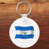 Sleutelhanger Vlag El Salvador (Voorkant)
