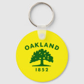 Sleutelhanger vlag Oakland (Californië) (Voorkant)