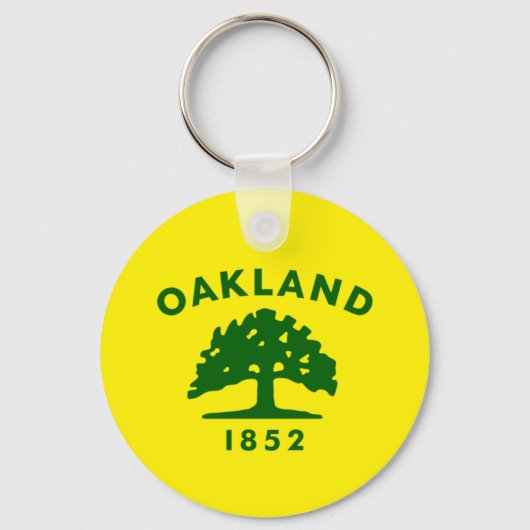 Sleutelhanger vlag Oakland (Californië) (Voorkant)