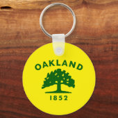 Sleutelhanger vlag Oakland (Californië) (Voorkant)