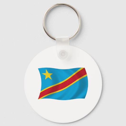 Sleutelhanger Vlag van de Democratische Republiek (Voorkant)