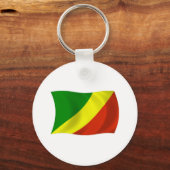 Sleutelhanger Vlag van de Republiek Congo (Voorkant)