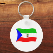 Sleutelhanger Vlag van Equatoriaal-Guinea (Voorkant)