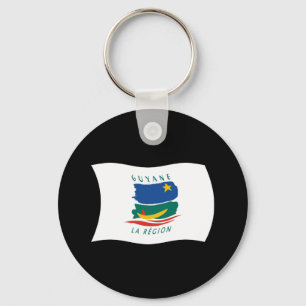 Sleutelhanger Vlag van Frans-Guyana