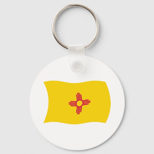 Sleutelhanger Vlag van New Mexico (Voorkant)