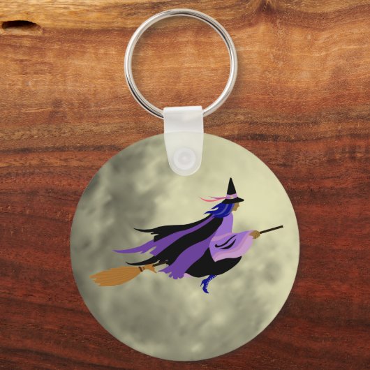 Sleutelhanger vliegende heks (Voorkant)
