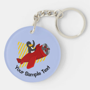 Sleutelhanger vliegende pinguïn