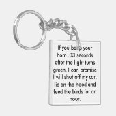 sleutelhanger "Voeding the Birds" (Voorkant Links)