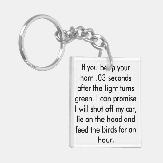 sleutelhanger "Voeding the Birds" (Voorkant Links)