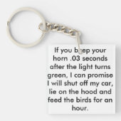 sleutelhanger "Voeding the Birds" (Voorkant)