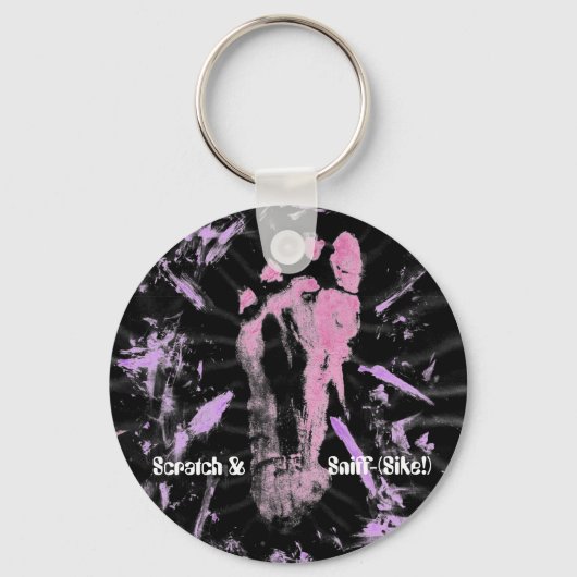 Sleutelhanger voetafdruk (Voorkant)