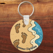 Sleutelhanger voetafdrukken (Voorkant)