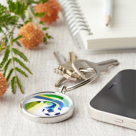 Sleutelhanger-Voetbal Sleutelhanger (Zijkant)