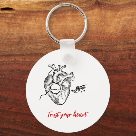 Sleutelhanger voor anatomie van het menselijk hart (Voorkant)