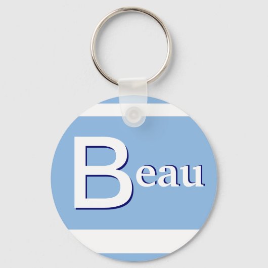 Sleutelhanger voor Beau (Voorkant)
