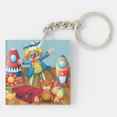 Sleutelhanger voor beddengoed en speelgoed (Achterkant)