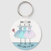 Sleutelhanger voor bruidsmeisje (Voorkant)