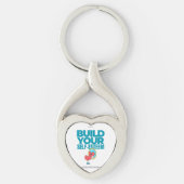 sleutelhanger voor Build your self esteem (Voorkant)