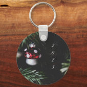 Sleutelhanger voor champignon kerstmis (Voorkant)