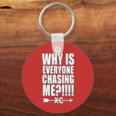 Sleutelhanger voor cross-country Runner Cadeft (Voorkant)