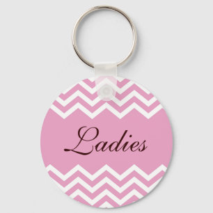 Sleutelhanger voor dames en heren, elegant roze