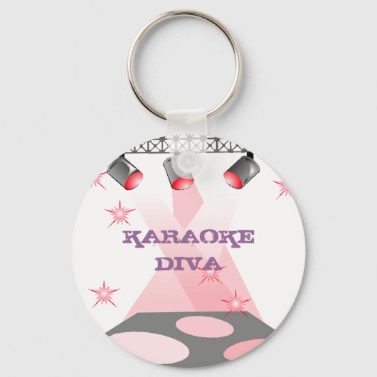 SLEUTELHANGER VOOR DE DRAMA KARAOKE DIVA QUEEN (Voorkant)