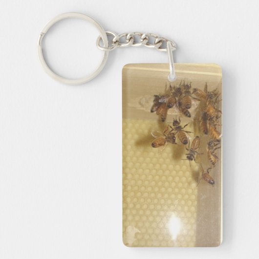 Sleutelhanger Voor de Liefde voor Bijen (Voorkant)