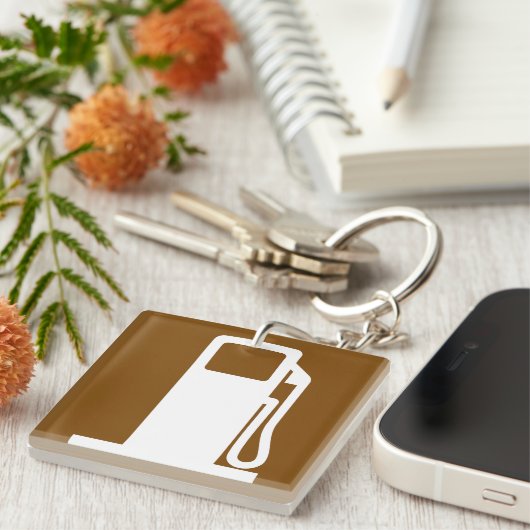 Sleutelhanger voor de signalisatie voor benzine (Voorkant Rechts)