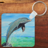 Sleutelhanger voor Dolfijnschilderen (Achterkant)