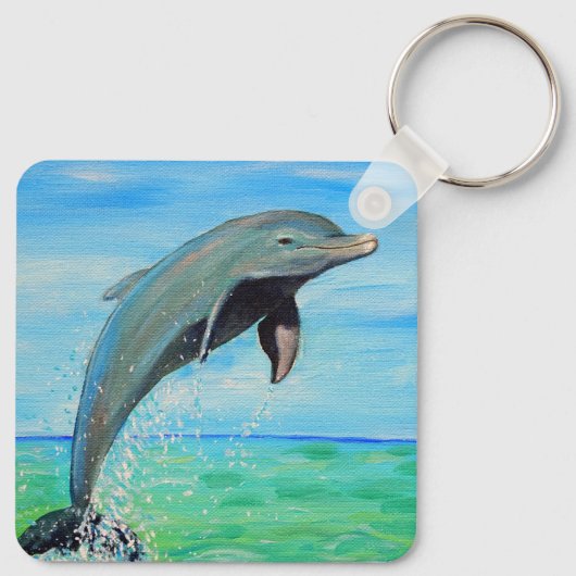 Sleutelhanger voor Dolfijnschilderen (Achterkant)