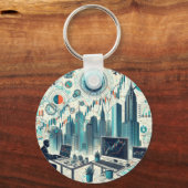 Sleutelhanger voor effectenhandel (Voorkant)