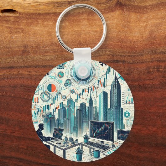 Sleutelhanger voor effectenhandel (Voorkant)