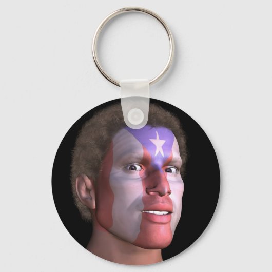 Sleutelhanger voor gekleurde PR-vlag (Voorkant)