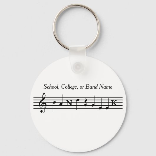 Sleutelhanger voor Gepersonaliseerd band (Voorkant)